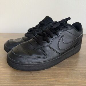Nike Kids 7Y Black Court Borough Low Recraft Sneakers Tennis Shoes BQ5448-001